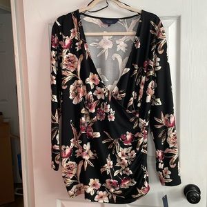 Rachel Roy wrap style blouse 1x